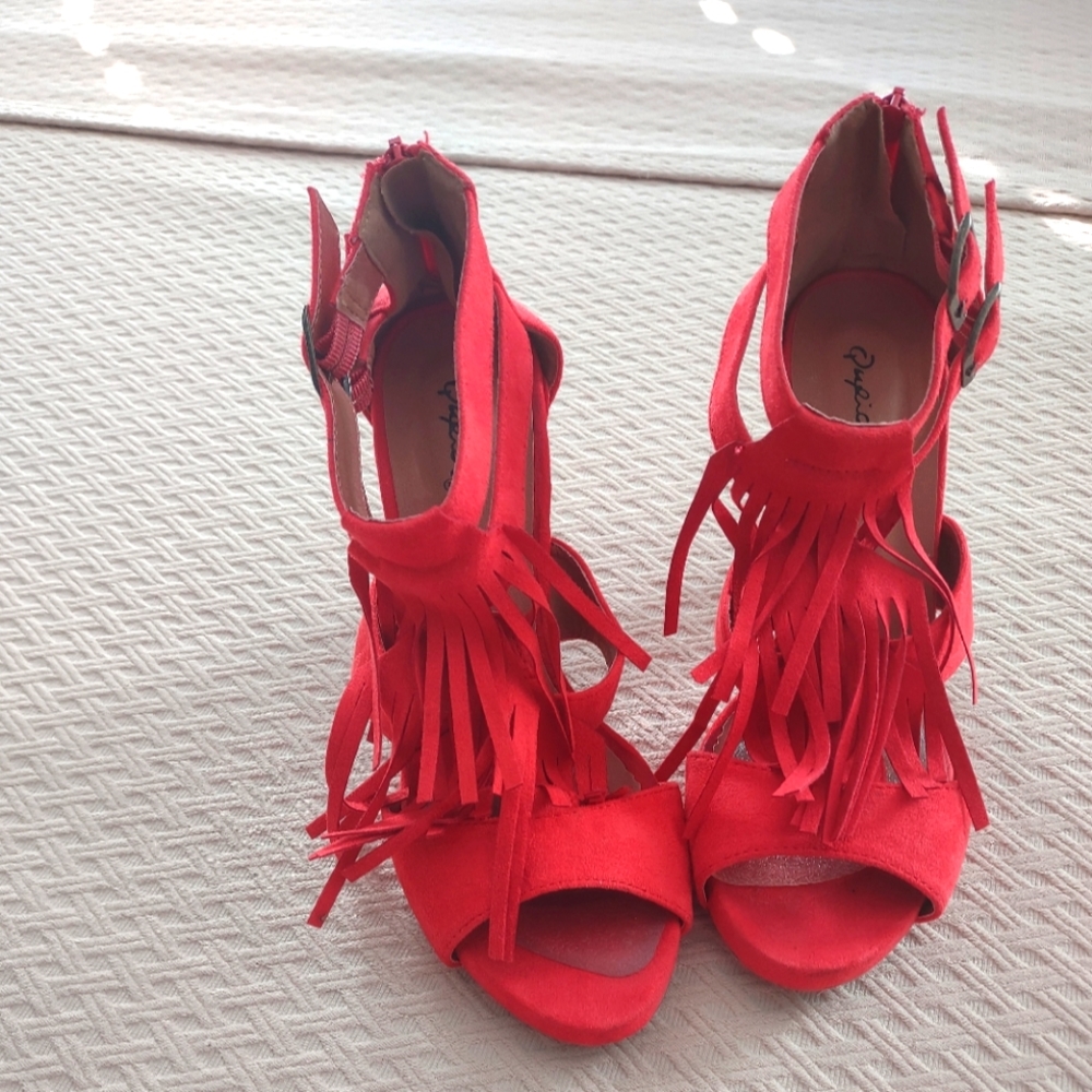 Suede Heels